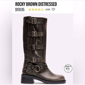 Rocky Brown Distressed Steve Madden